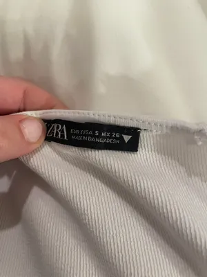 ZARA White Tank Top With Bow thumbnail 3