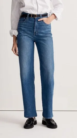 Madewell Leifland Wash The Perfect Vintage Wide-Leg Comfort Stretch Cotton Jeans thumbnail 1