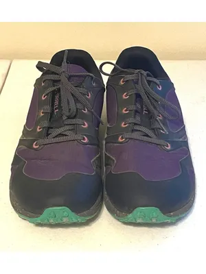 Merrell Altalight Low Outdoor Sneaker Hiking Shoes Purple Black Men's 6 Womens 8 thumbnail 2