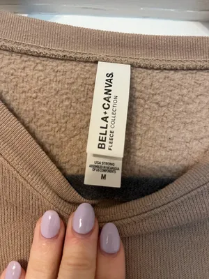 Bella Canvas Football Fleece Lined Sweatshirt thumbnail 3