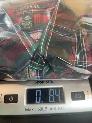 Lauren Ralph Lauren Red Green Plaid Button Up Shirt Embroidered Logo Holiday thumbnail 11