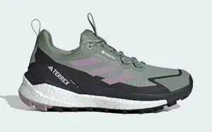NWT Adidas Terrex Free Hiker 2.0 Low Gore-Tex Hiking Shoes Size 6.5 Green thumbnail 1