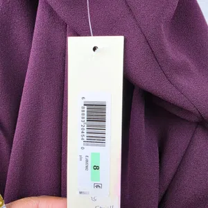 Eliza J NWT Plum Purple Crisscross Halter Sheath Dress EJ8M7992 Womens Size 8 thumbnail 3