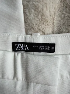 Zara White Dress Pants thumbnail 4