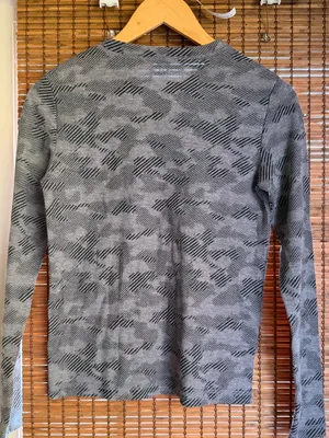 Cuddl Duds Thermal Gray Camo Long Sleeve Base Layer Top XL thumbnail 5