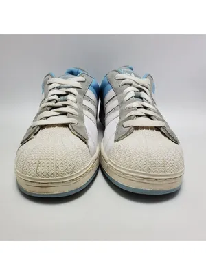 Adidas Originals The Brand With The Three Stripes Blue White Gray Sneakers 9.5 thumbnail 9