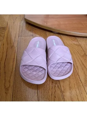 Steve Madden Womens Soulful Pink Woven Pool Slides Slip On Sandals Sz 7 thumbnail 6