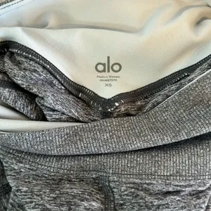 Alo Yoga Alosoft Lounge Leggings Grey Athletic Athleisure Size X-Small thumbnail 8