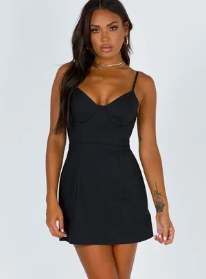 Princess Polly Black Cocktail Dress thumbnail 5