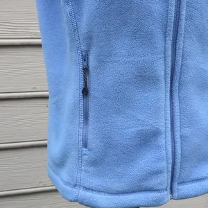Vineyard Vines Light Blue Fleece Vest thumbnail 3
