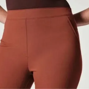 Spanx On The Go Ankle Slim Straight Pant Bronze Glow Size Medium thumbnail 3