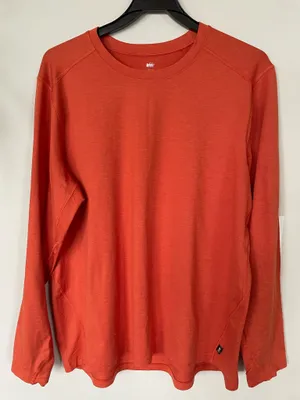 REI Co-op Pullover Men’s Red Crew Neck Long Sleeve Base Layer Size XXL thumbnail 1