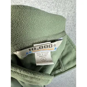 10,000 Above Sea Level Womens XL Vest Fleece Green Zip Sleeveless Hiking Comfort thumbnail 2