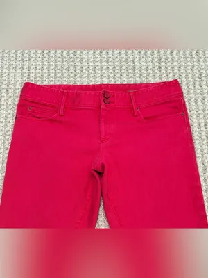 Lilly Pulitzer Worth Pink Straight Jeans size 12 thumbnail 12