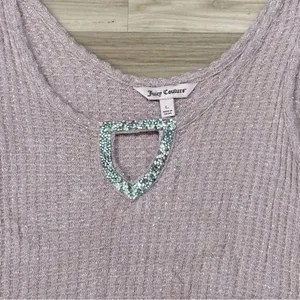 Juicy Couture Shimmer Cutout Tank Top Women’s Large thumbnail 4