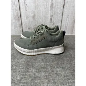 Sorel Womens Sneakers Size 6.5 US Olive Green Out n About WP Casual Shoes thumbnail 4