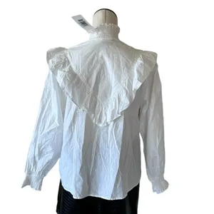 NWT French Connection Organic Cotton Rhodes Poplin Smock Top Blouse thumbnail 11