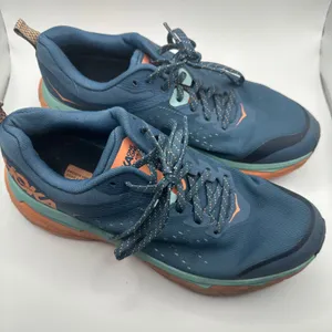 Hoka One One Challenger ATR 6 Womens 10 Real Teal Cantaloupe Trail Shoe thumbnail 2