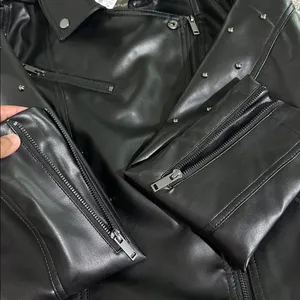 Maurices Black Studded Faux Leather Moto Jacket - Women thumbnail 11