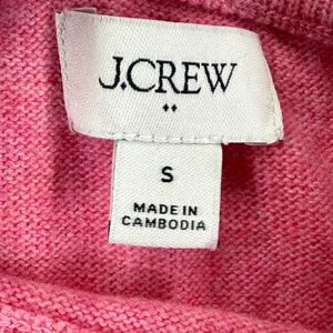 J.Crew Pink Cotton Wool Blend Raglan Crew‎ Neck Sweater CL495 Womens Small thumbnail 3