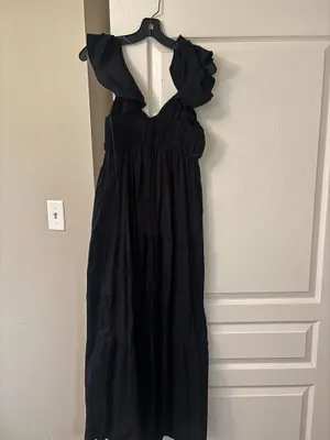 Black Maxi Dress Size M thumbnail 3