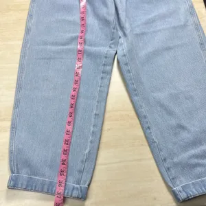 BDG Urban Outfitters Drew Baggy Pleated Jeans Light Wash Elastic Waist W28 L32 thumbnail 12