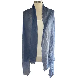 UNBRANDED Blue Ombré Lightweight‎ Pashmina Scarf Wrap thumbnail 3