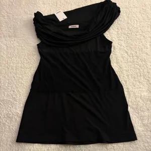 NWT Danielle Guizio Black Talia Mesh Mini Dress. Size XL thumbnail 5