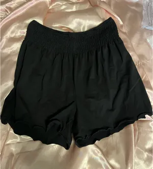 cute black ruffle beach shorts Size M thumbnail 1