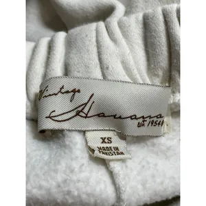 Vintage Havana Women's White Fleece Wide Leg Lounge Athletic Sweat Shorts Sz XS thumbnail 5