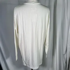 Lou & Grey Signaturesoft Tunic Top Medium Moonlight Ivory Long Sleeve Nordstrom‎ thumbnail 8