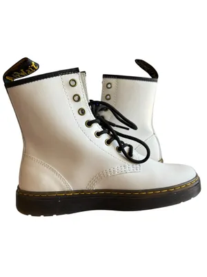 Dr. Martens Zavala White Combat Boots Women’s US 8 / UK 6 EU 39 NWOT thumbnail 5
