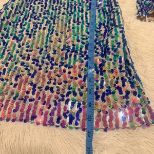 Zara Limited Edition 2019 Multicolored Sequin Mini Dress Size XS - NWT thumbnail 13