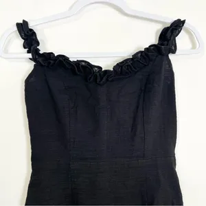 Petal and Pup Florez Off Shoulder Midi Length Dress Black Size 2 thumbnail 11