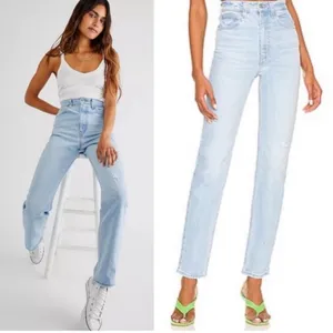 Levi's 70s high slim straight light jeans size‎ 32 light wash thumbnail 2