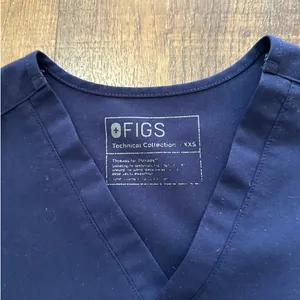 Figs Catarina One-Pocket Navy Scrub Top Size XXS thumbnail 4