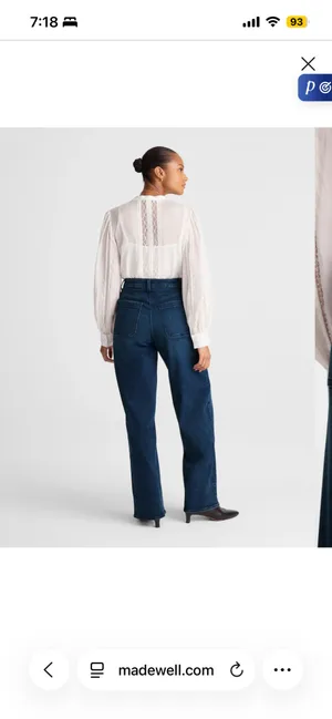 Madewell The Curvy Emmett Wide-Leg Jeans thumbnail 4