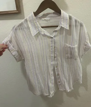 Blouse White Size M thumbnail 1