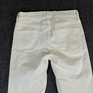 Frame Denim Le Skinny de Jeanne Jeans Blanc White Stretch Skinny Size 26 thumbnail 11