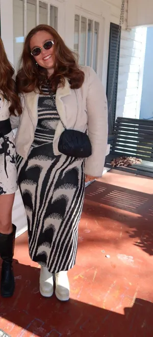 Amazon Abstract Maxi Dress thumbnail 1