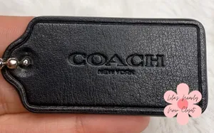 2” COACH Fob Bag Charm Hang tag Hangtag thumbnail 1