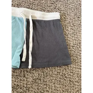 Lagaci Women's Light Blue Gray White Pajama‎ Shorts Size Medium thumbnail 3