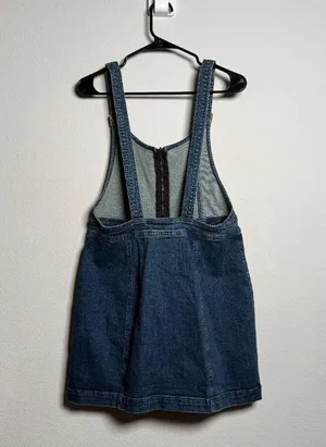 PACSUN Denim Overall Dress thumbnail 1