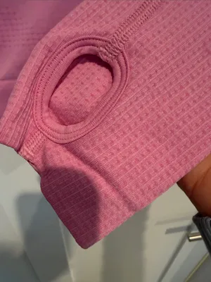 Gymshark Pink Long Sleeve Crop Top thumbnail 3