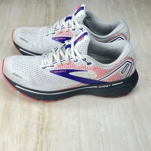 Brooks Ghost 14 Womens Running Shoes White Purple Pink 1203561B192 Size 10.5 B thumbnail 12