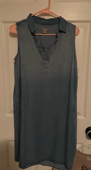 Denim Dress Blue thumbnail 1
