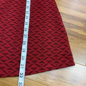 Hollister Fit & Flare Dress Womens Size Medium Red Geometric‎ Sleeveless Casual thumbnail 8