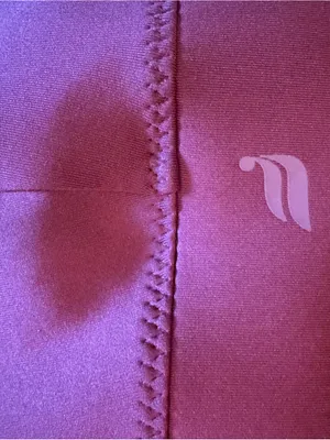 Fabletics Burgundy Scuba Matching Set - Tank & High-Waisted Leggings NWOT Small thumbnail 5