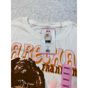 Aretha Franklin Queen of Soul White Graphic T-Shirt‎ Small NWT BCI Cotton. thumbnail 2