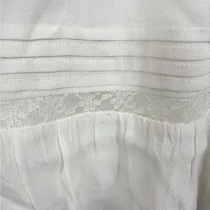 Storia NWT‎ White Lace Buttons Mini Babydoll Dress Women's Small thumbnail 7
